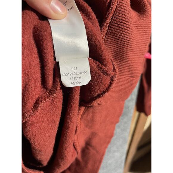 The North Face Hoodie Sweatshirt Mens Medium Red Bear Graphic Pullover Fleece - Picture 10 of 10